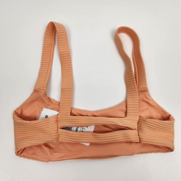 L*Space Jess Bikini Top in Tangy Orange Size XS NWT - Picture 3 of 5
